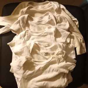 7 18 month white onesies